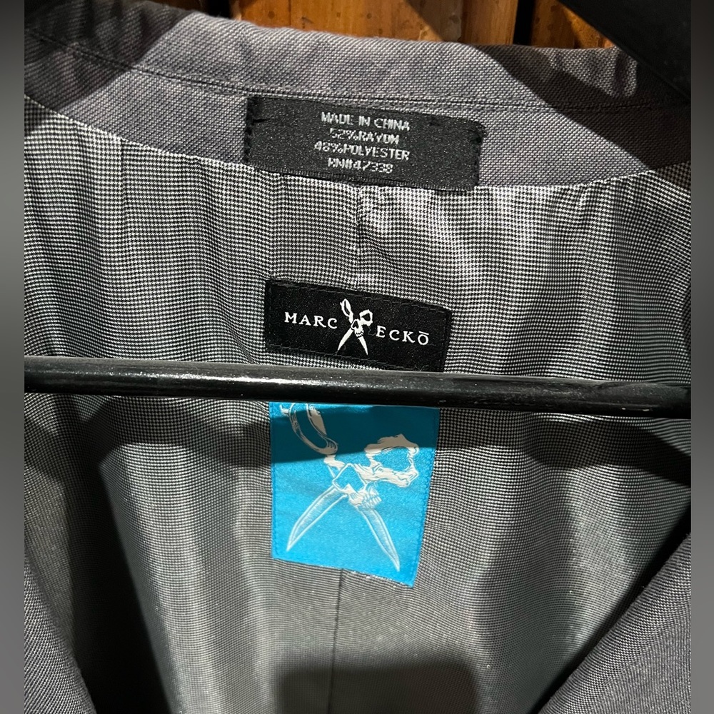 Gray Suit Jacket - image 2